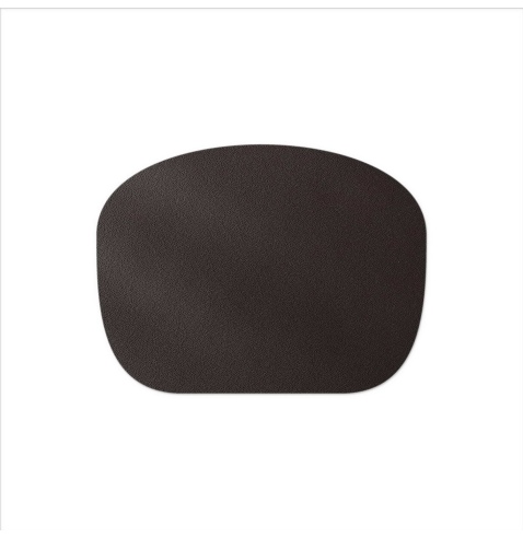TOVAGLIETTE TAPPETINI D'ARREDO 34x45 cm POUF pezzo singolo BULL MARRONE sp. 3,0