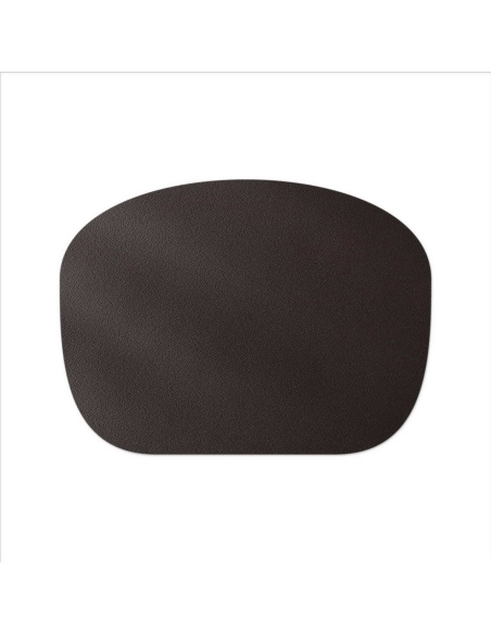 TOVAGLIETTE TAPPETINI D'ARREDO 40x54 cm POUF pezzo singolo BULL MARRONE sp. 3,0