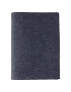 Porta Menu A4 (23,2x31,8 cm) senza etichetta cornicetta (4 facciate) elastico rosso JUTA BLU