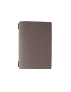 Porta Menu A5 (16,5x23,1 cm) senza etichetta 2 buste (4 facciate) elastico nero CHEF TORTORA