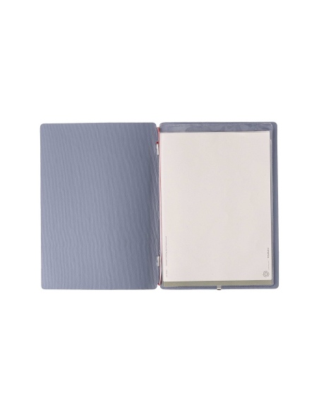 Porta Menu A5 (16,5x23,1 cm) senza etichetta 2 buste (4 facciate) elastico rosso JUTA AVIO
