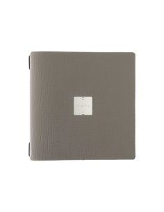 Porta Menu QUADRATO (23x23,1 cm) etichetta METAL "personalizzata" (minimo 18 pezzi) cornicetta (4 facciate) elastico nero CHEF T
