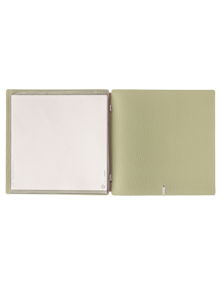 Porta Menu QUADRATO (23x23,1 cm) stampa bassorilievo 2 buste (4 facciate) elastico rosso JUTA SALVIA