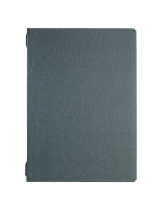 Porta Menu GOURMET A4 (23,2x32 cm) - 2 buste (4 facciate) elastico nero - stampa bassorilievo - colore VERDE