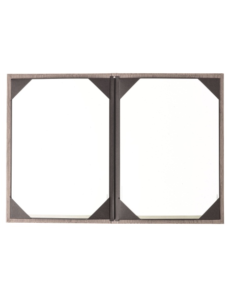 Porta Menu ITALY A4 (23,2x32 cm) - cornicetta (4 facciate) - stampa bassorilievo - colore ROVERE