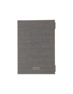 Porta Menu ITALY A5 (16,5x23,4 cm) - cornicetta (4 facciate) - stampa bassorilievo - colore GRIGIO 2