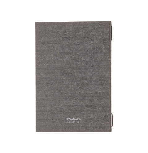 Porta Menu ITALY A5 (16,5x23,4 cm) - cornicetta (4 facciate) - stampa bassorilievo - colore GRIGIO