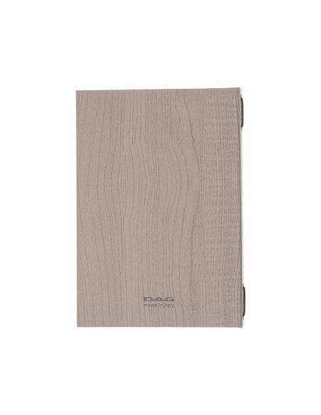 Porta Menu ITALY A5 (16,5x23,4 cm) - cornicetta (4 facciate) - stampa bassorilievo - colore ROVERE