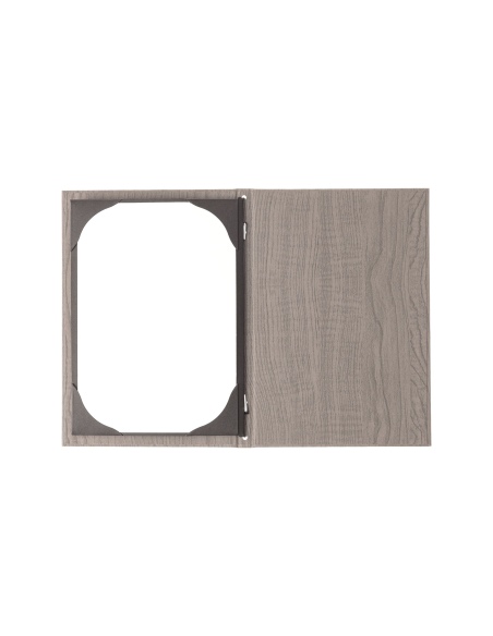 Porta Menu ITALY A5 (16,5x23,4 cm) - cornicetta (4 facciate) - stampa bassorilievo - colore ROVERE