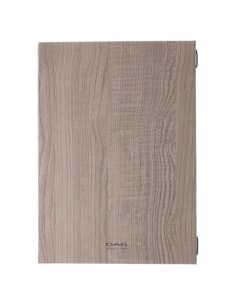 Porta Menu ITALY A4 (23,2x32 cm) - cornicetta (4 facciate) - scritta menu - colore ROVERE 2