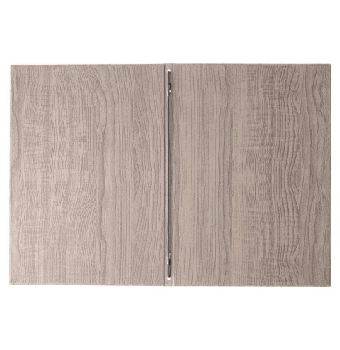 Porta Menu ITALY A4 (23,2x32 cm) - solo elastico - scritta menu - colore ROVERE