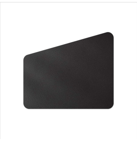 TOVAGLIETTE TAPPETINI D'ARREDO 40x47 cm TRAPEZIO personalizzata | pezzo singolo | BULL NERO sp. 3,0