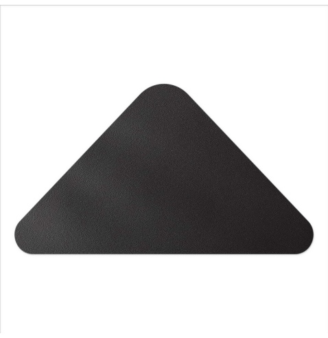 TOVAGLIETTE TAPPETINI D'ARREDO 37x65 cm PETALO personalizzata | pezzo singolo | BULL NERO sp. 3,0