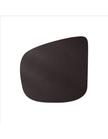 TOVAGLIETTE TAPPETINI D'ARREDO 44x45 cm GOCCIA pezzo singolo BULL MARRONE sp. 3,0