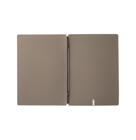 Porta Menu A5 (16,5x23,1 cm) stampa bassorilievo solo elastico nero CHEF TORTORA