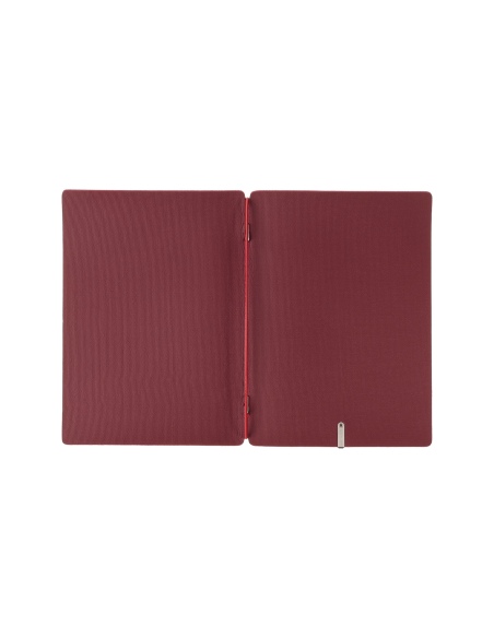 Porta Menu A5 (16,5x23,1 cm) stampa bassorilievo solo elastico rosso JUTA BORDEAUX