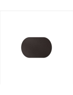 TOVAGLIETTE TAPPETINI D'ARREDO OVALI 20x30 cm personalizzata | pezzo singolo | BULL MARRONE sp. 3,0