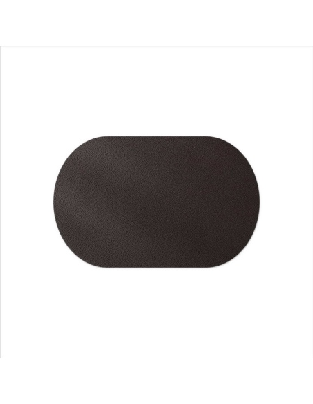 TOVAGLIETTE TAPPETINI D'ARREDO OVALI 30x47 cm personalizzata | pezzo singolo | BULL MARRONE sp. 3,0