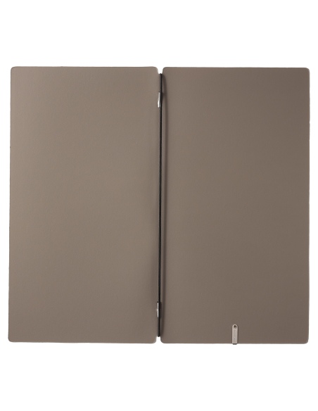 Porta Menu A4 SLIM (17,4x31,8 cm) stampa bassorilievo solo elastico nero CHEF TORTORA