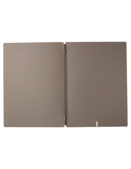 Porta Menu A4 (23,2x31,8 cm) stampa bassorilievo solo elastico nero CHEF TORTORA