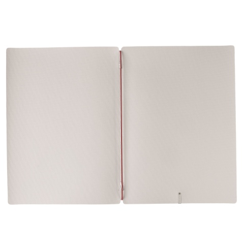 Porta Menu A4 (23,2x31,8 cm) stampa bassorilievo solo elastico rosso JUTA AVORIO