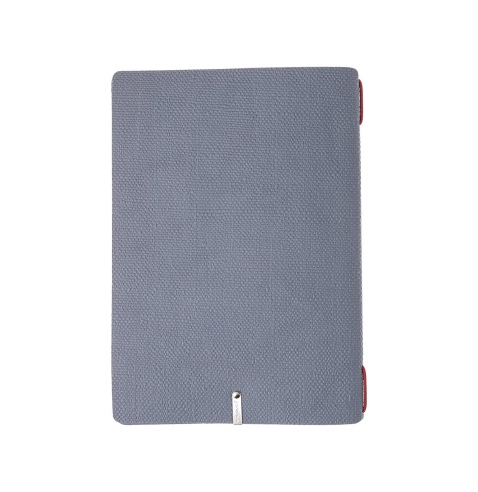 Porta Menu A5 (16,5x23,1 cm) stampa bassorilievo 2 buste (4 facciate) elastico rosso JUTA AVIO