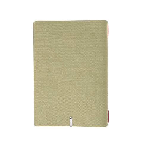 Porta Menu A5 (16,5x23,1 cm) stampa bassorilievo 2 buste (4 facciate) elastico rosso JUTA SALVIA