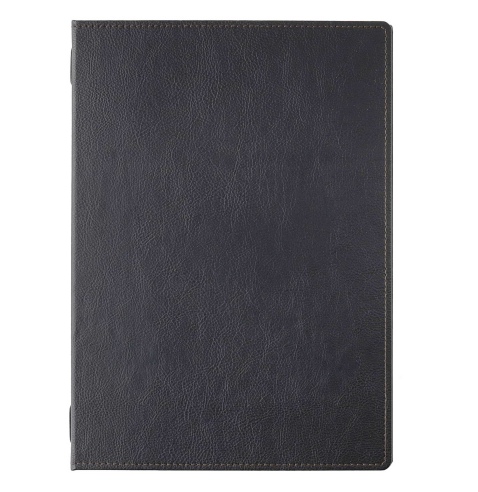 Porta Menu GOURMET A4 (23,2x32 cm) - cornicetta (4 facciate) - senza scritta - colore NERO
