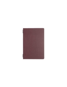 Porta Menu GOURMET A5 (16,5x23,4 cm) - 2 buste (4 facciate) elastico nero - senza scritta - colore BORDEAUX