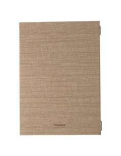 Porta Menu ITALY A4 (23,2x32 cm) - cornicetta (4 facciate) - senza scritta - colore SABBIA 2