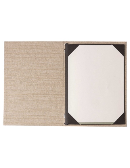 Porta Menu ITALY A4 (23,2x32 cm) - cornicetta (4 facciate) - senza scritta - colore AVORIO