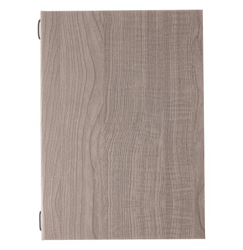 Porta Menu ITALY A4 (23,2x32 cm) - cornicetta (4 facciate) - senza scritta - colore ROVERE