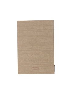 Porta Menu ITALY A5 (16,5x23,4 cm) - 2 buste (4 facciate) elastico nero - senza scritta - colore SABBIA 2