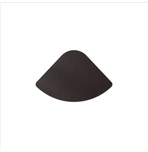 TOVAGLIETTE TAPPETINI D'ARREDO 25x37 cm PETALO personalizzata | pezzo singolo | BULL MARRONE sp. 3,0