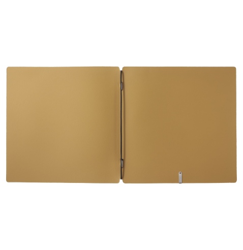 Porta Menu QUADRATO (23x23,1 cm) stampa bassorilievo solo elastico nero CHEF OCRA