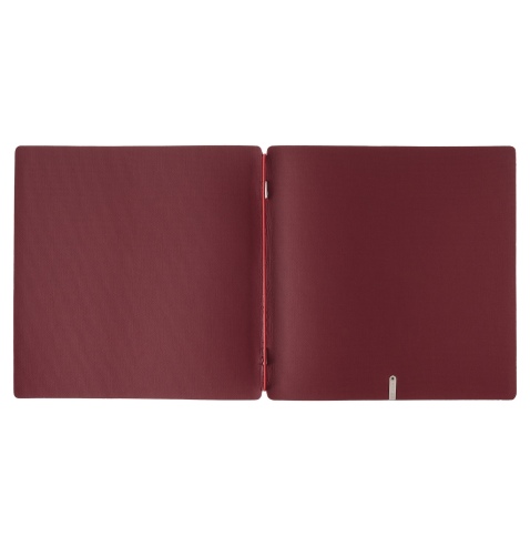 Porta Menu QUADRATO (23x23,1 cm) stampa bassorilievo solo elastico rosso JUTA BORDEAUX