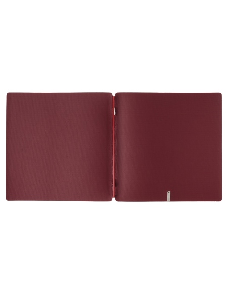 Porta Menu QUADRATO (23x23,1 cm) stampa bassorilievo solo elastico rosso JUTA BORDEAUX
