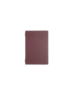 Porta Menu GOURMET A5 (16,5x23,4 cm) - solo elastico - stampa bassorilievo - colore BORDEAUX