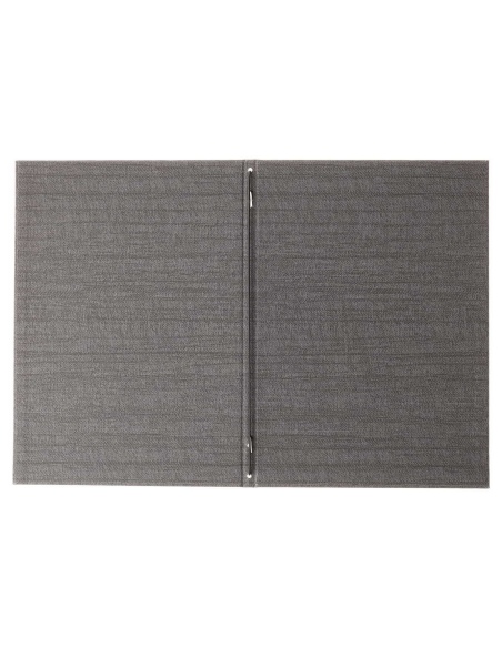 Porta Menu ITALY A4 (23,2x32 cm) - solo elastico - stampa bassorilievo - colore GRIGIO