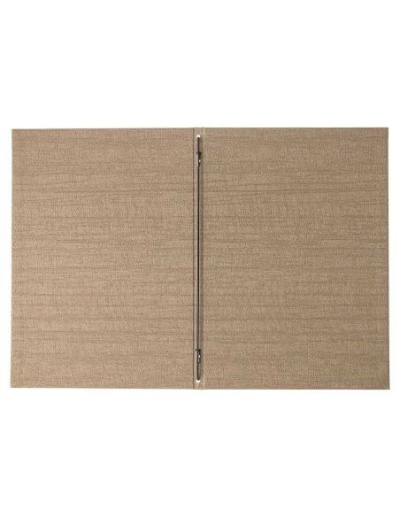 Porta Menu ITALY A4 (23,2x32 cm) - solo elastico - stampa bassorilievo - colore SABBIA