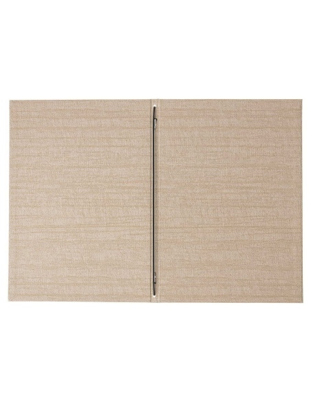 Porta Menu ITALY A4 (23,2x32 cm) - solo elastico - stampa bassorilievo - colore AVORIO