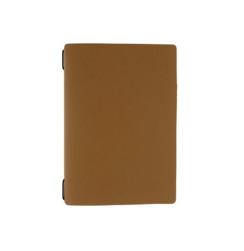 Porta Menu A5 (16,5x23,1 cm) senza etichetta cornicetta (4 facciate) elastico nero CHEF OCRA