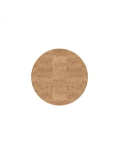 ROUND PLACEMATS 34 cm single piece CORK NATURAL th. 1.4
