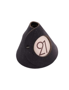 CONE table sign two sides 10 pcs. pack CORK BLACK