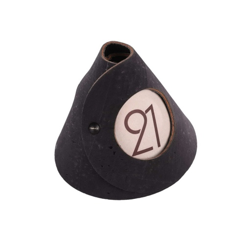 CONE segna tavoli bifacciali conf. 10 pz. SUGHERO NERO sp. 2.5