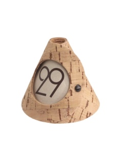 CONE table sign single side 10 pcs. pack CORK NATURAL th. 1.4