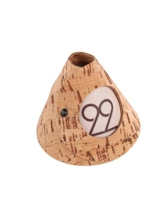CONE table sign two sides 10 pcs. pack CORK NATURAL th. 1.4