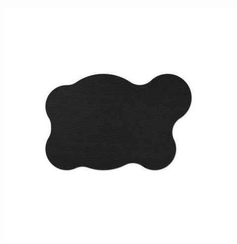 PLACEMATS 44x29 cm BLOB single piece CHEF BLACK