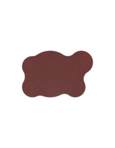 PLACEMATS 44x29 cm BLOB single piece JUTE BURGUNDY