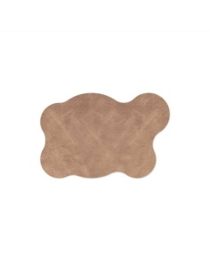 TOVAGLIETTE TAPPETINI D'ARREDO 44x29 cm BLOB pezzo singolo JUTA CAMMEL